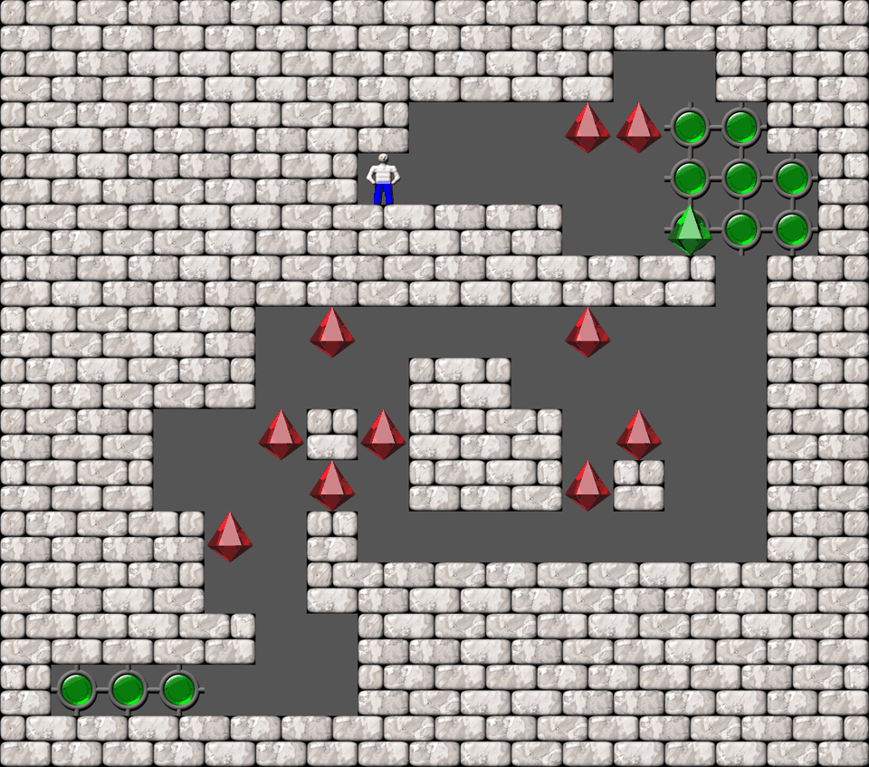 Sokoban Bugs550 collection level 231